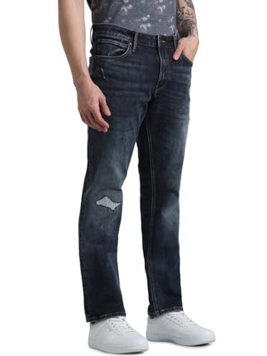 Image of Jack & Jones Men's Regular Fit Jeans | Mid Rise | Jeans for Men