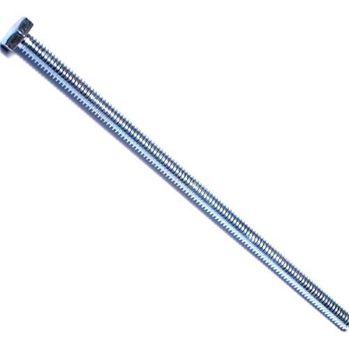 Image of Hard to Find Fastener Tap Hex Bolts, Durable Corrosion-Resistant Steel Hex Head Bolt for Home Improvement, DIY, Construction, 1 /4-20 x 6, Pack of 50