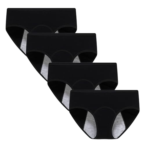 Demifill Teen Girls Period Underwear Cotton Soft Women Panties For Teens Briefs