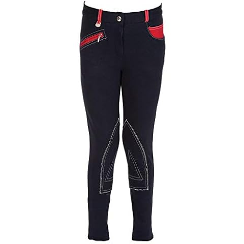 HyPERFORMANCE Diesel Teen Jodhpurs - Navy/Red - 26 inch Cover