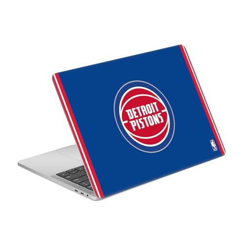 Head Case Designs Officially Licensed NBA Blue Design Detroit Pistons Logo Vinyl Sticker Skin Decal Cover Compatible with MacBook Pro 13' A1989 / A2159