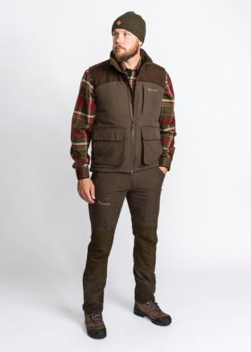 Pinewood Herren Caribou Hunt Hose - Jagdhose Herren - mit 4-Wege-Stretch und praktischen Taschen für viel Stauraum für Jagdzubehör - verstellbare Passform für jeden Jäger