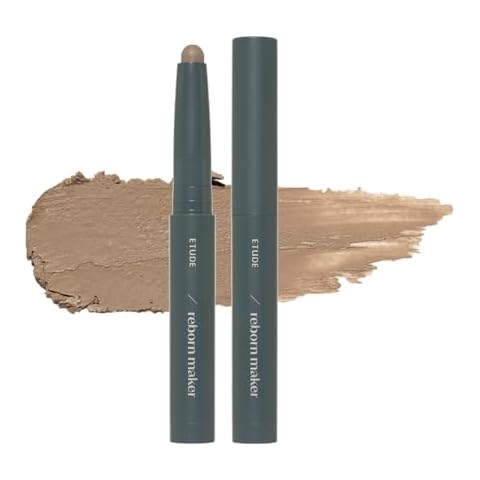 ETUDE Reborn Maker Contour Stick #Cool Shading | Naturally Sculpt & Define | Creamy Formula for Seamless Blending | Multi-purpose Contour Stick | Korean Makeup, Kbeauty, Perfect for Gift Cover