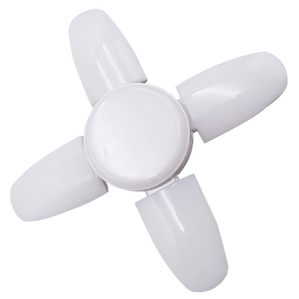 LED Garage Light 28W, Ceiling Fan with LED Light, Modern Ceiling Fan with Lamp Folding Deformable Angle Adjustable Panels Ceiling Light, Fan Lighting for Garages, Basement, Gym
