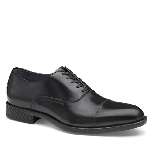 Johnston & Murphy Flynch Cap Toe Lace-Up Dress Shoe, Black