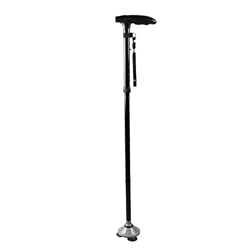 Canne de marche avec lumière LED contre le manque de visibilité