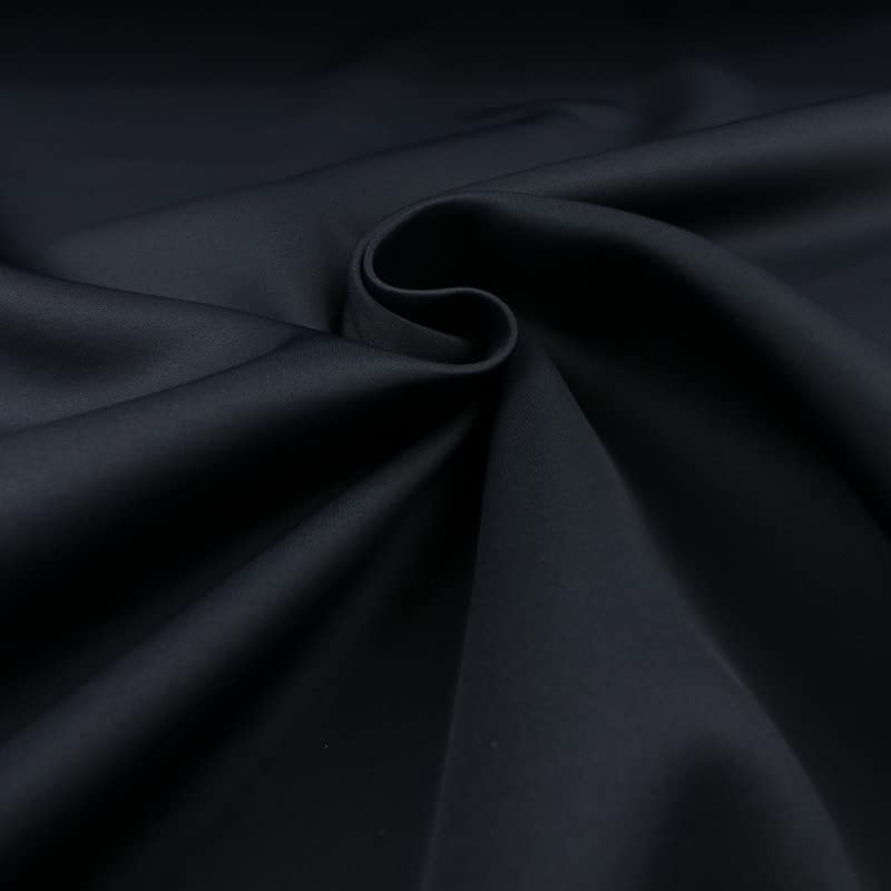 Premium Neopren-Stoff, einfarbig, 2 mm, 150 cm breit, 12 Farben (1 Meter, Jet Navy Blue 7560)