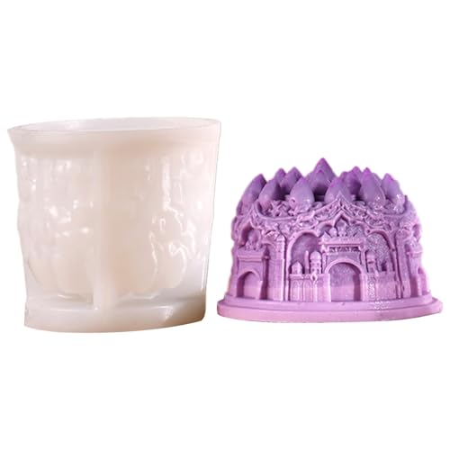 Building Shape Fondant Silicone Molds Fondant Chocolate Molds Baking Cookie Silicone Moulds for Mousses Cake Chocolate Cake Mold