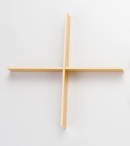 トータル通販 6寸紙重箱用発泡PS仕切 十字 (各10組入) 127-10055-01(Z483-3) 仕切り 間仕切り 重箱用 業務用 おせち お節 正月 (十字)