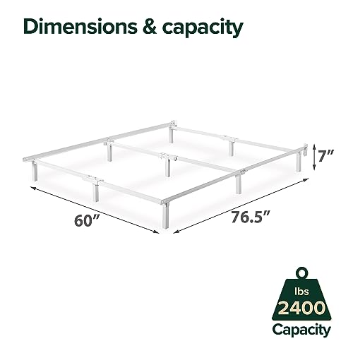 image for ZINUS Compack Metal Bed Frame, 7 Inch Support Bed Frame for Box Spring