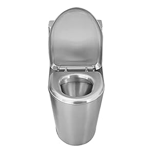 Sbcgfy TOMAG598 Toaleta Stalowa Dwuczęściowa Publiczna