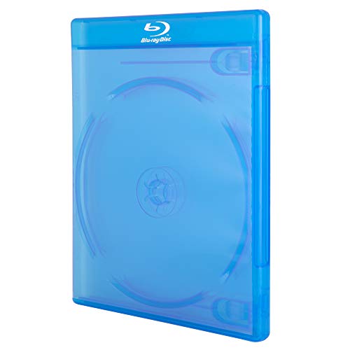 Bluray Case Double 10 pieces with Clear Sleeve and Silver Screen Print Logo