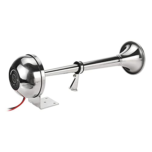 Luchthoorn, 12V enkele luidspreker voor vrachtwagen, duurzaam 100% niet-magnetisch 304 roestvrij staal Materiaal 125 dB hoorn, voor boten, jachten, caravans en vrachtwagens Komsoup - Image 7