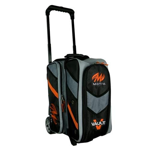 Motiv Vault 2 Ball Roller Bowling Bag- Black/Orange : Amazon.in 