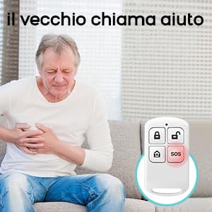 Alarmanlage für Zuhause, 4G/GSM WLAN-Einbruchmeldeanlage mit Sirene, PIR-Bewegungsmelder, Tür- und...