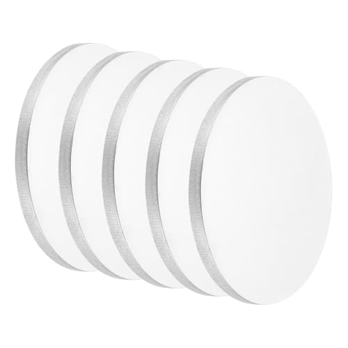 uxcell �A���~�j�E���f�B�X�N 5�� ���a2�C���`(50mm) ����0.16�C���`(4mm) 1060�A���~�T�[�N���v���[�g ���E���h�V�[�g �����X�^���s���O�p