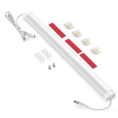 Litever Extra 12 Inches Cabinet LED Light Bar Strip. 1-Pack. Designed as Add-on LED Light Bar LL-025. Perfect for Workbench, Over-Desk, Closet, Kitchen Cabinets Counters. Warm White 3000K