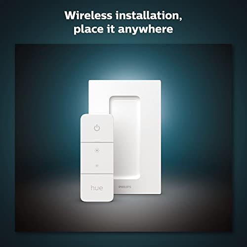 Bundle of New Version Philips Hue White and Color Ambiance Extra Bright Dimmable Recessed LED Smart 6"Downlight for Retrofit Cans, 4 Pack + Philips Hue v2 Smart Dimmer Switch and Remote, White - image 5