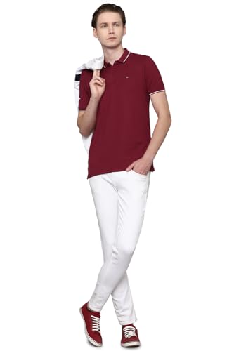 Image of Louis Philippe Men's Cotton Slim Fit T-Shirt