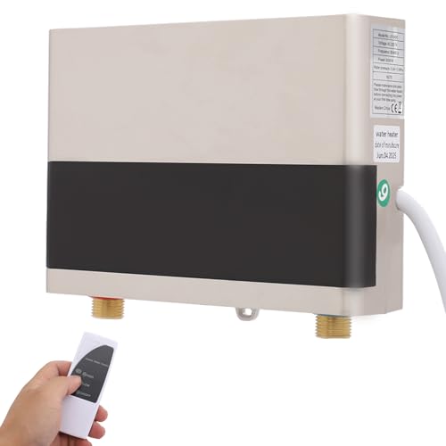 Scaldacqua Elettronico 6000W con Telecomando, Impermeabile IPX4