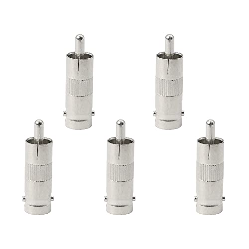 Adaptador BNC hembra a RCA macho para CCTV (5 unidades) miniatura 2