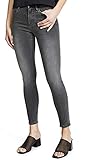 FRAME Women's Le High Skinny Jeans, Burton, Grey, 28