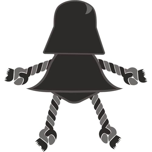 CERDÁ LIFE'S LITTLE MOMENTS - for Fan Pets Star Wars Hundespielzeug, Kuscheltier für Hunde mit Seil - Offizielle Star Wars Lizenz Darth Vader