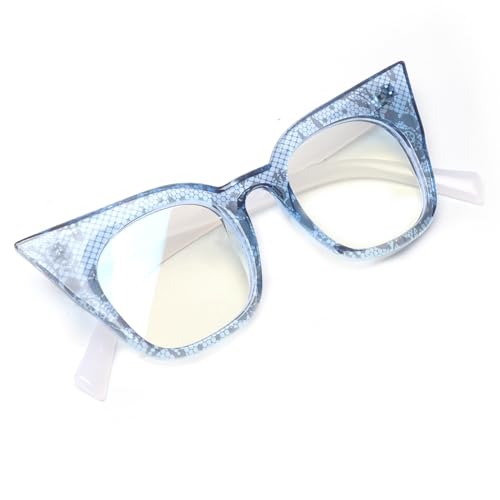 bullabulling Women Reading Glasses Blue Light Glasses-FashionReaders for Women Computer Eyelgasses L05 (blue, 2.75, x)