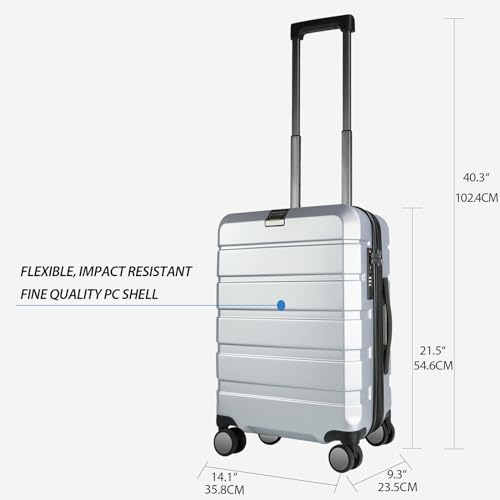 Kroser Hardside Expandable Carry On Luggage With Spinner Wheels & Built-In Tsa Lock thumb #1