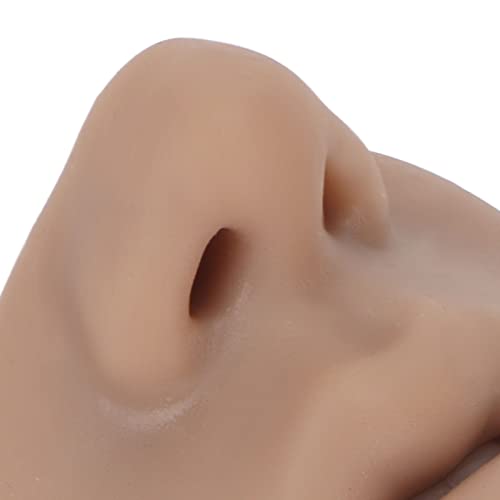 Modelo de rosto de imitação de silicone, exposições de rosto de silicone realistas reutilizáveis par