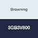 Browning 3GB3V800 Banded V-Belt, 3V Section, Rubber Compound, 80" Length, 3" Width, 3 Bands