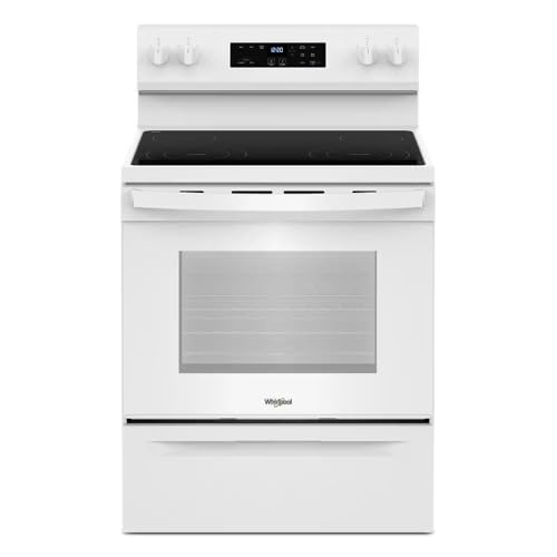 Whirlpool WFES3030RW 30 in. 4 Burner Element Freestanding Electric Range in White
