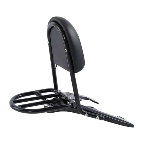 Plaque Base Porte-Bagages Moto VRSCX VRSCAW Solution Rangement Arrière Noir