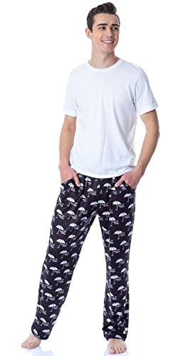 The Umbrella Academy Mens' TV Series Logo Icon Tossed Print Pajama Pants2