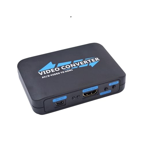 Convertidor AV a HDMI S-Video 1080P adaptador RCA audio R/L 2