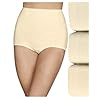 Vanity Fair womens Lollipop Plus Size Panties 3 Pack 15861 Briefs, Elastic Leg Opening - Candleglow (3 Pack), 10 US