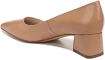 Franco Sarto Womens Racer Pointed Toe Block Heel Pump Toffee Tan Leather 7.5 W | Image 4