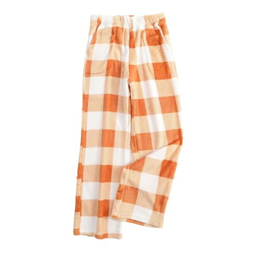 Pantalon de nuit en flanelle contre le froid nocturne avec taille élastique souple