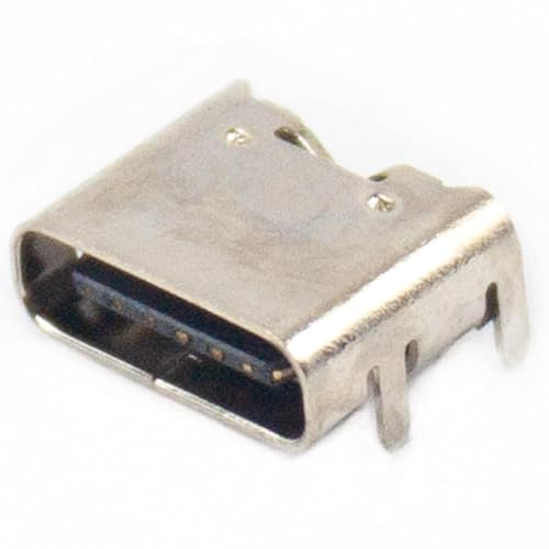 REES52-10Pcs-USB-Type-C-31-Socket-6-Pins-Female-Solder-Connector-Jack-Port-for-Electronics-Power-Port-Replacement