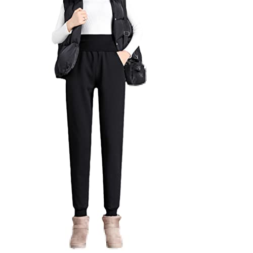 Pantalon sarouel épais et chaud femme taille haute velours style coréen XL