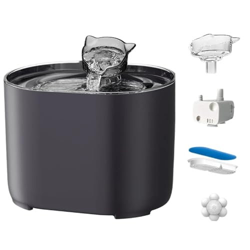 Fuente de agua inteligente para gatos 2.2L verde