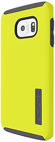 Samsung Galaxy S6 Edge Case, Incipio [Shock Absorbing] DualPro Case for Samsung Galaxy S6 Edge-Lime/Charcoal