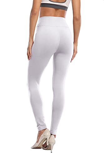 Image of Kotii Women's Soft Full Length Leggings High Waist Ankle Length Leggings Pants Tights