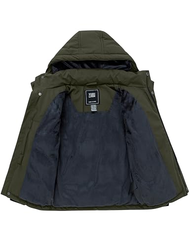 ZSHOW Boy's Warm Winter Coat Soft Fleece Jacket Waterproof Snow Coat3