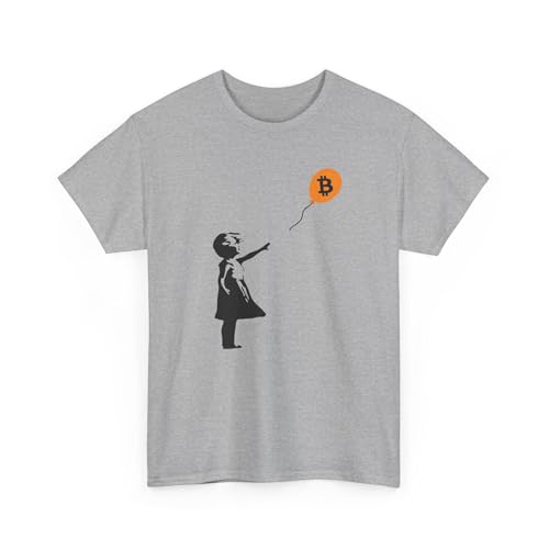 Banksy Girl with Balloon Bitcoin T-Shirt