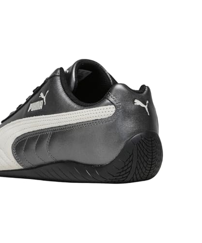 Puma Speedcat Baskets métalliques unisexes pour adulte, Noir-blanc chaud, 40.5 EU