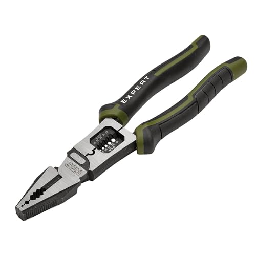 Image of Draper Expert Combination Pliers with Wire Stripper, 200mm
