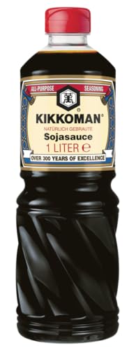 Kikkoman - Salsa de Soja clásica naturalmente fermentada, 1000 ml