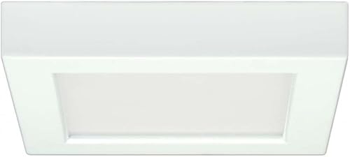 Satco S29327 - Montaje empotrado LED de transición en acabado blanco, 5.50 pulgadas, 5.5 pulgadas