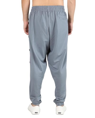 Image of CHKOKKO Men Casual Track Pant Gym Workout Lower with Pocket Slate Grey L